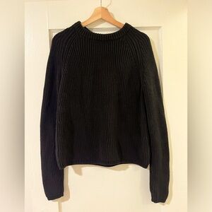 Quince Organic Cotton Fisherman Crew Sweater